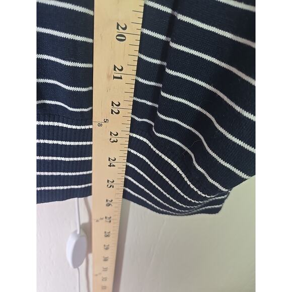 Banana Republic Forever Sweater Vest Nautical Womens XL Sleeveless Crewneck Knit - Picture 6 of 7